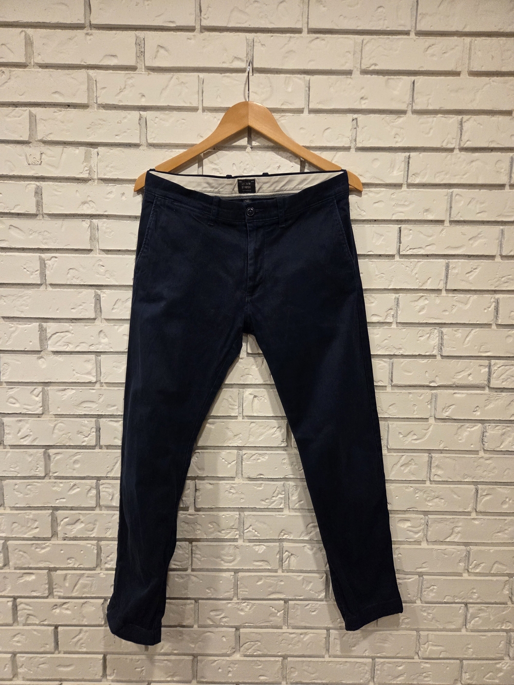 J Crew Men's Navy Blue Chino Pants